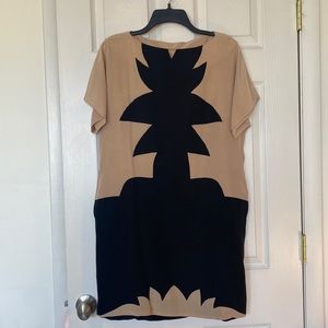 Vintage Jill Stuart shift dress 100% silk